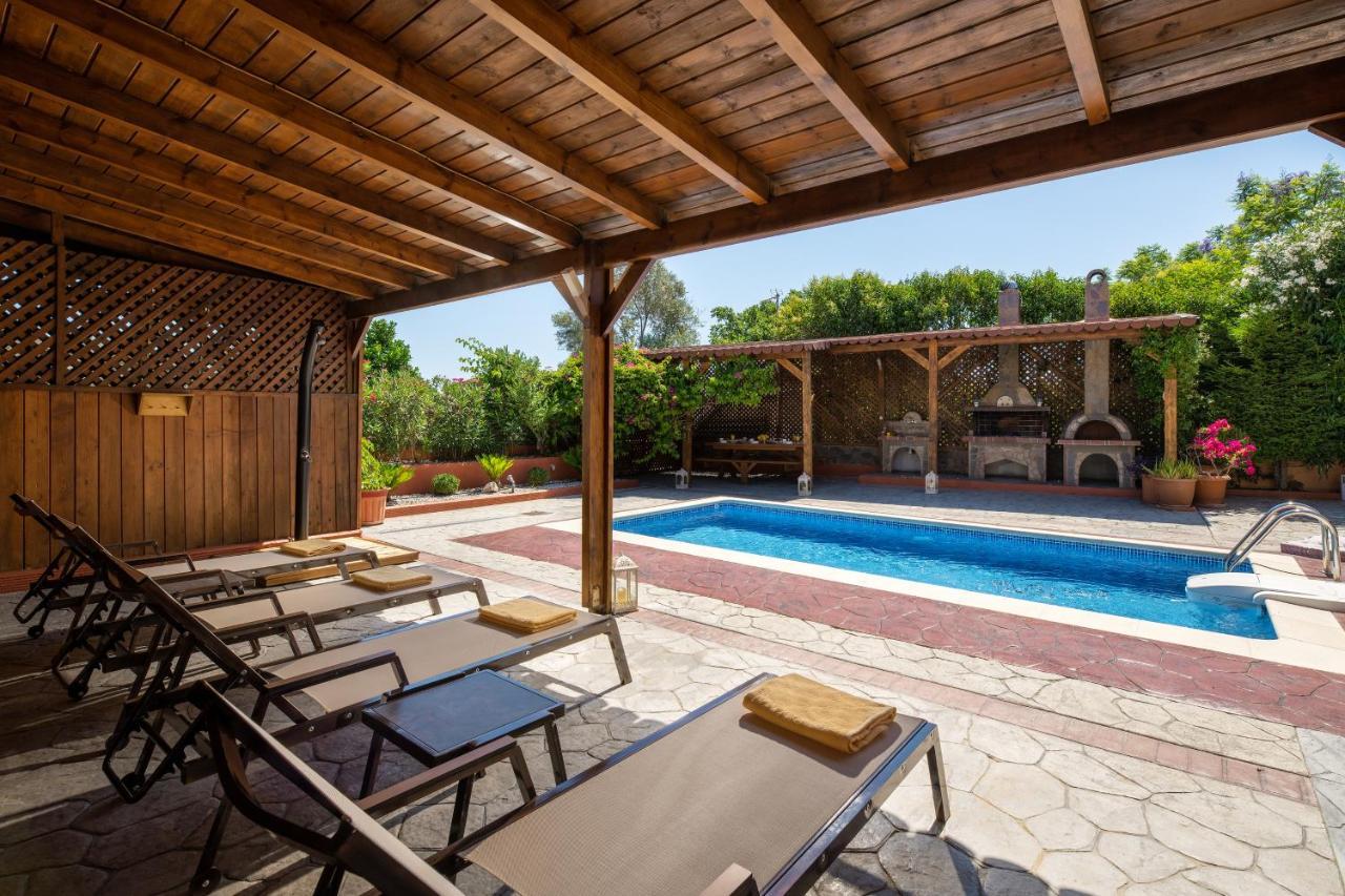 Antico Rosso Villa Ialysos  Bagian luar foto