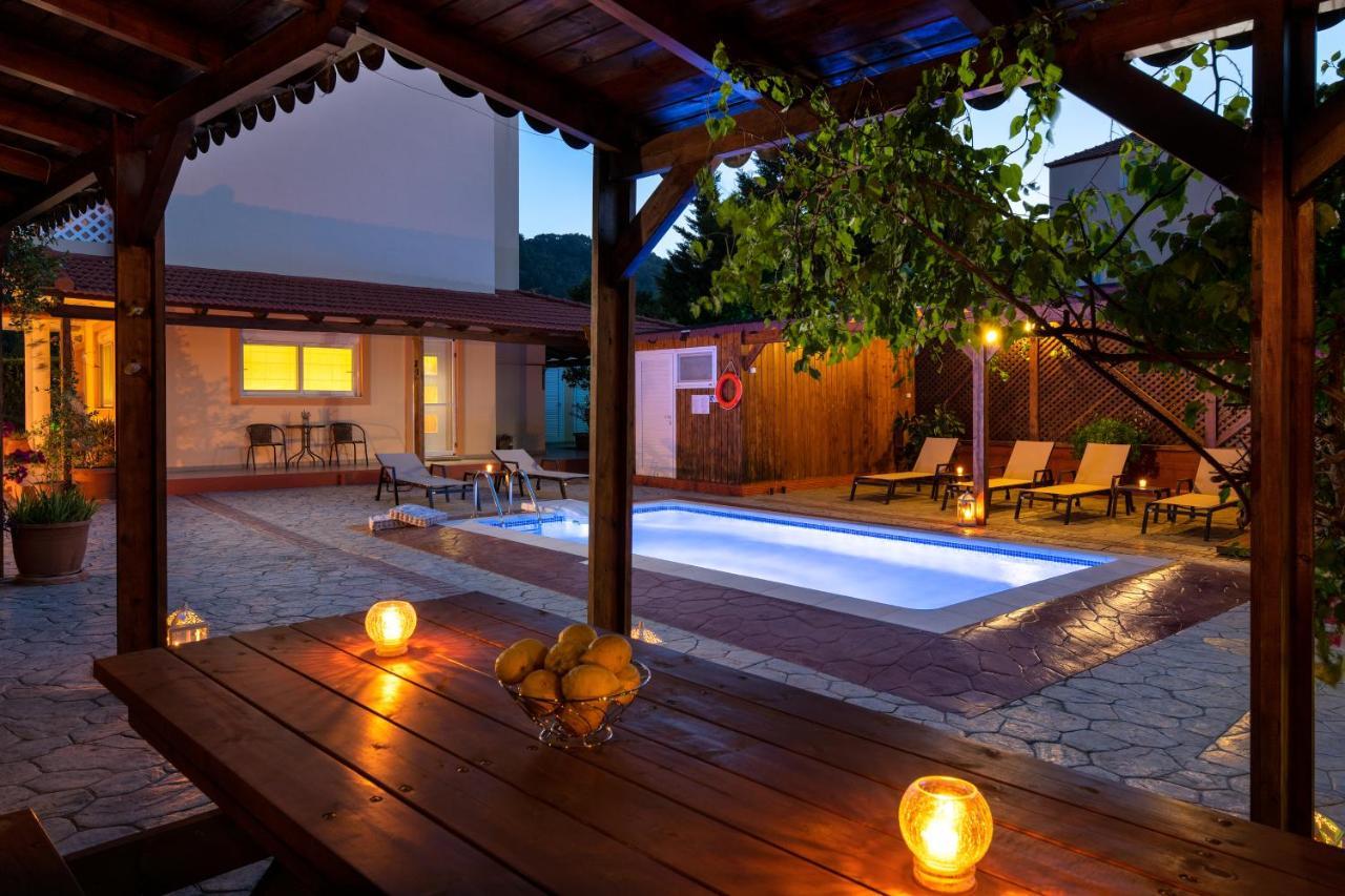 Antico Rosso Villa Ialysos  Bagian luar foto