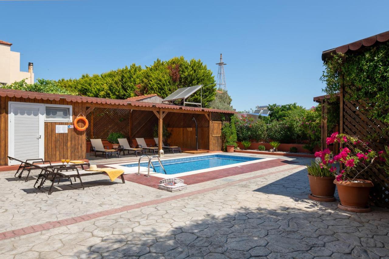 Antico Rosso Villa Ialysos  Bagian luar foto