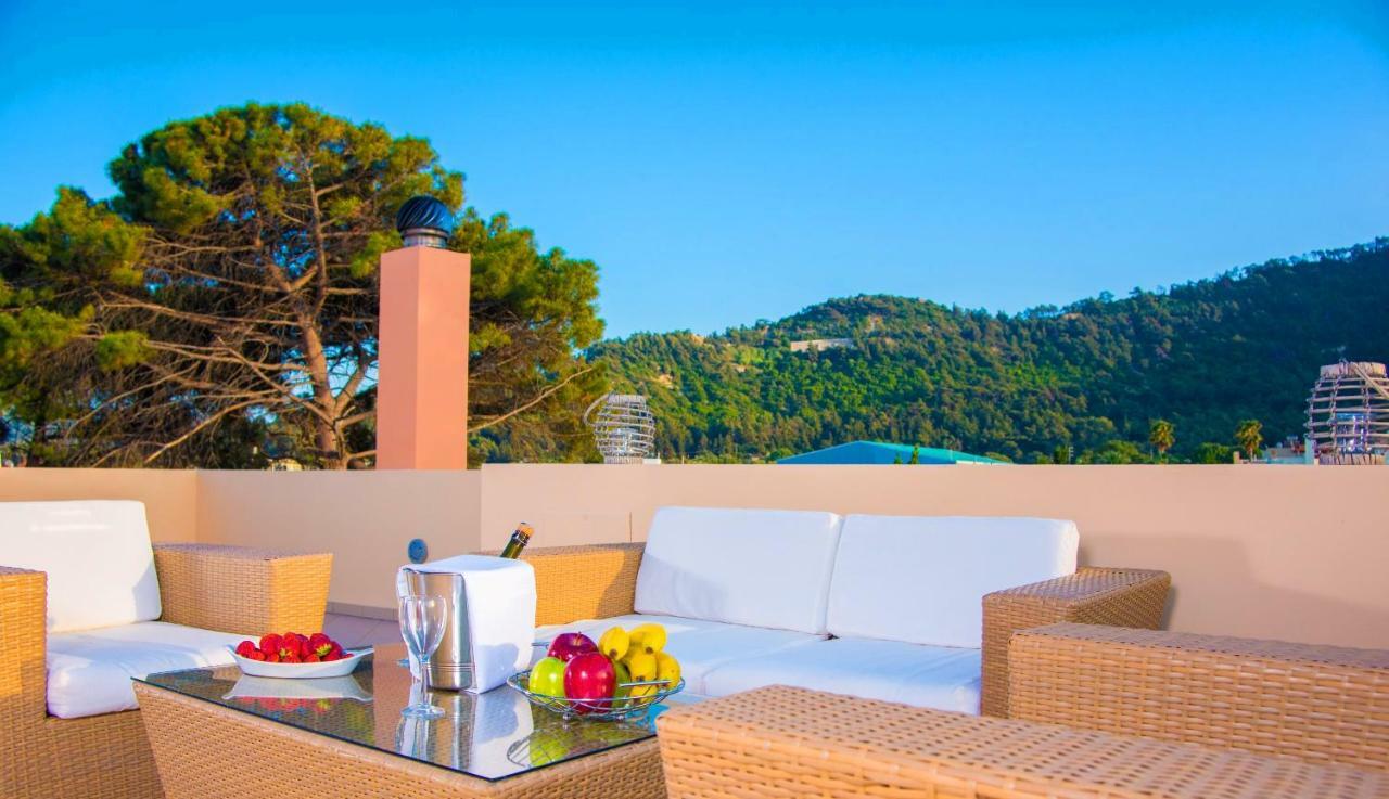 Antico Rosso Villa Ialysos  Bagian luar foto
